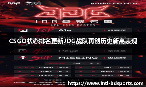CSGO状态排名更新JDG战队再创历史新高表现
